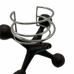 Elizabeth And James Funky Bracelet Women's Silver Tone Lightweight Open Cuff